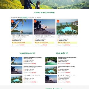 Thiết kế website công ty du lịch chuyên nghiệp