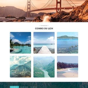 Thiết kế website du lịch trọn gói cơ bản
