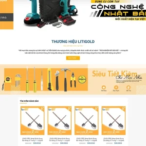 Thiết kế website dụng cụ nhà vườn chuyên nghiệp