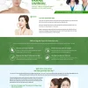 Mẫu landing page khoá học làm đẹp chuyên nghiệp