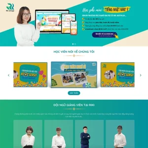 Thiết kế website học tiếng Nhật chuyên nghiệp