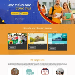 Thiết kế website học tiếng Đức chuyên nghiệp