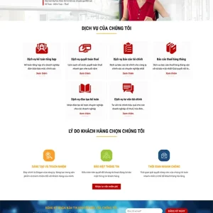 Thiết kế website công ty dịch vụ kế toán trọn gói