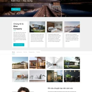 Thiết kế website công ty kiến trúc chuyên nghiệp