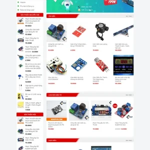 Thiết kế website linh kiện điện tử chuyên nghiệp
