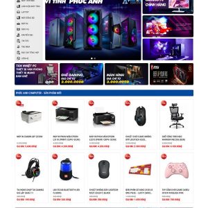Thiết kế website máy tính chuyên nghiệp