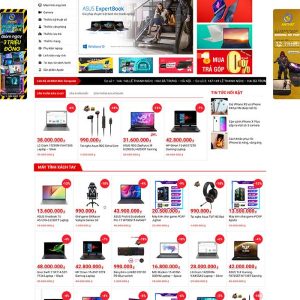 Thiết kế website máy tính, thiết bị điện tử chuyên nghiệp