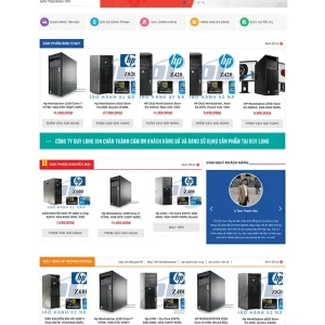 Thiết kế website công ty máy tính chuyên nghiệp