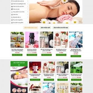 Thiết kế website bán hàng mỹ phẩm Online