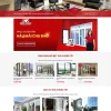 Mẫu website công ty nhôm kính chuyên nghiệp