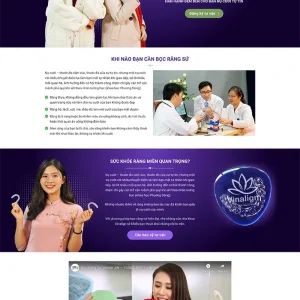 Thiết kế website công ty nha khoa thẩm mỹ