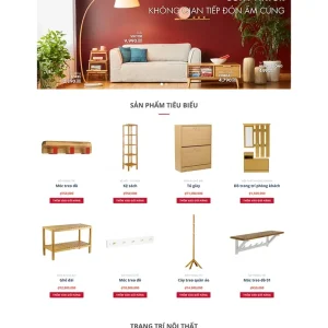 Thiết kế website công ty sản xuất nội thất chuyên nghiệp