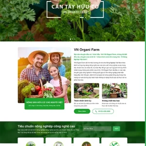 Thiết kế website nông sản xuất khẩu