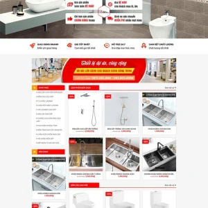 Thiết kế website nội thất phòng tắm