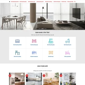 Thiết kế website showroom nội thất online