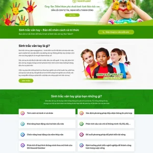 Thiết kế website sinh trắc vân tay chuyên nghiệp