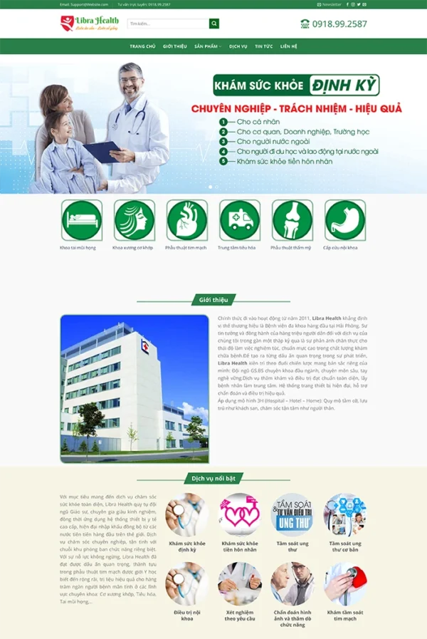 Thiết kế website dịch vụ khám sức khoẻ và thiết bị y tế Tam Nguyên Media Thiết kế website dịch vụ khám sức khoẻ và thiết bị y tế