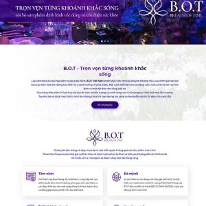 Thiết kế website bán hàng thực phẩm chức năng chuyên nghiệp