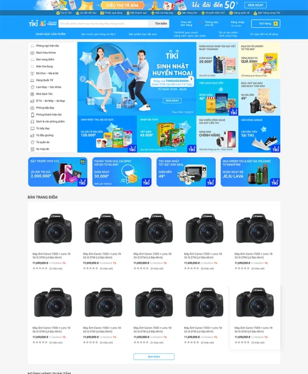 Thiết kế website thương mại điện tử chuyên nghiệp Tam Nguyên Media Thiết kế website thương mại điện tử chuyên nghiệp