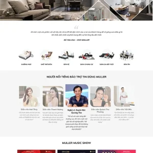 Thiết kế website nội thất chính hãng