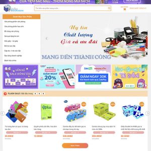 Thiết Kế Website Văn Phòng Phẩm Chuyên Nghiệp