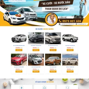 Thiết kế website dịch vụ thuê xe ôtô chuyên nghiệp