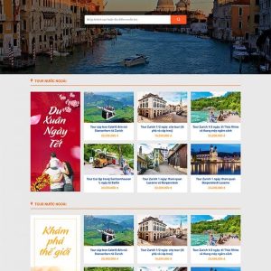 Thiết kế website tour du lịch chuẩn SEO chuyên nghiệp