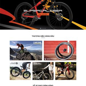Thiết kế website xe đạp nhập khẩu chuyên nghiệp