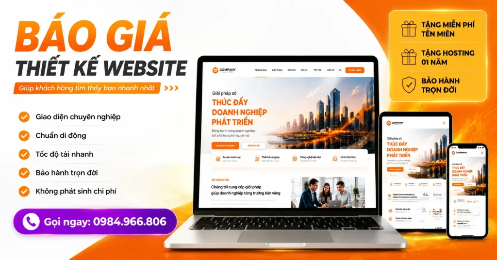 bao gia thiet ke web - Công ty Thiết Kế Website Tam Nguyên