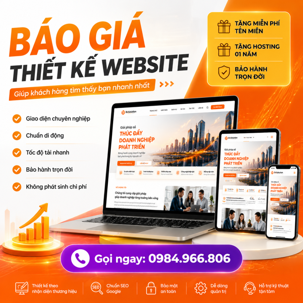 bao gia thiet ke website - Công ty Thiết Kế Website Tam Nguyên