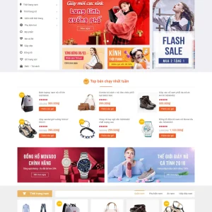 Thiết kế website bán lẻ hàng thời trang chuyên nghiệp