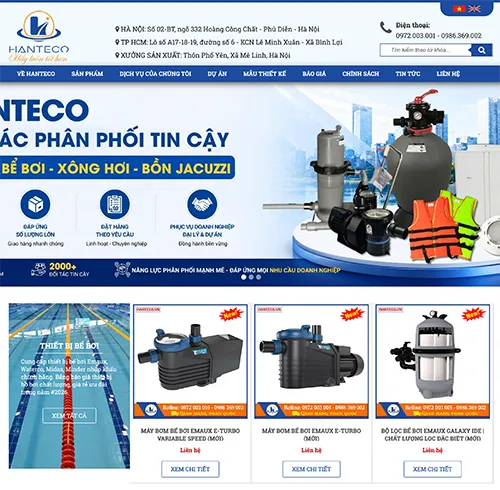 hanteco - Công ty Thiết Kế Website Tam Nguyên