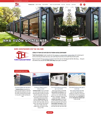 thanhhungcontainer - Công ty Thiết Kế Website Tam Nguyên