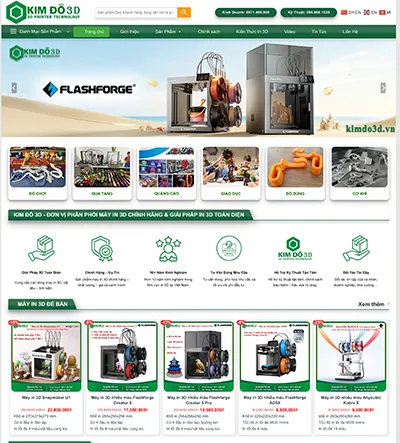 thiet ke web kimdo3d - Công ty Thiết Kế Website Tam Nguyên